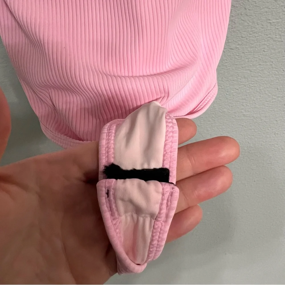 Pink Ribbed KlassyNetwork Bodysuit - Picture 6 of 7